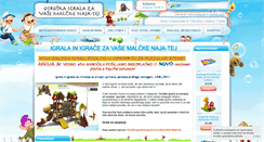 Desktop Screenshot of otroskaigrala.si